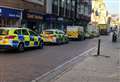 Police descend on high street over fears for man