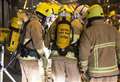 Crews tackle basement fire at property
