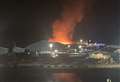 Firefighters tackle large blaze at docks