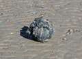 Wartime bomb shell found on beach