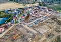 Aerial images show £40m housing estate taking shape