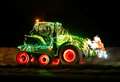 Christmas tractor run wows crowds