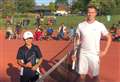 Young tennis star on show