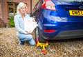 Car clamped over Dart Charge typo 