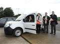 Deal foodbank shows off new van