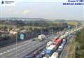 Huge M25 delays after lorry crash