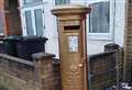 Mystery as post boxes across town painted gold