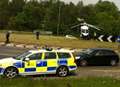 Air ambulance lands after two motorbikes in crash