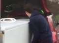 VIDEO: Man confronts fridge 'fly-tippers' 