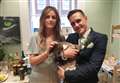 Newlyweds celebrate purr-fect day at cat café