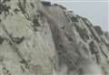 Section of white cliffs collapses into sea