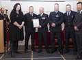 Fire crew honoured for their help for car-jack victim