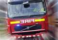 Firefighters tackle derelict house blaze