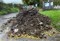 Probe launched after giant mound of dirt dumped