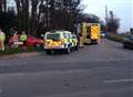 Two people taken to hospital after collision on A258