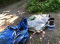 Three reports of fly tipping in River