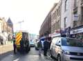 Man arrested for 'drug driving' down pedestrian street