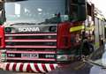 Four treated after fire