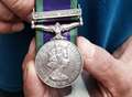 Ex-soldier gets his stolen medal back... after 18 years