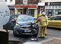 Emergency services called to town centre crash