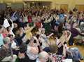 Hundreds storm out of meeting about hospice