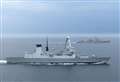 Destroyer deployed as Russian warships pass