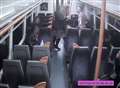 VIDEO: Thug attacks passengers in 'terrifying' train rampage