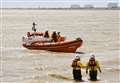 One man in hospital after dinghy capsizes