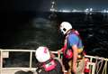 Father and son rescued from yacht
