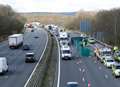 Man dies after car crashes through motorway barrier
