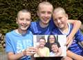 Heartbroken sons shave heads in tribute to brave mum