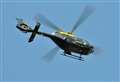 Police helicopter searches for car thieves