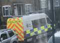 Forensics spotted in residential road 