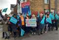 Teachers take to picket line due to pupil behaviour and violence