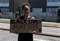 Schoolgirl's own Black Lives Matter protest