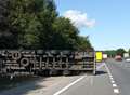 M20 delays due to overturned lorry