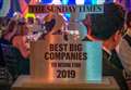Firm ranks high in 'best big companies to work for' list