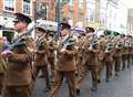 New Mayor of Maidstone joins a military parade through town