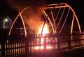 Park equipment goes up in flames ‘for second time in a week’