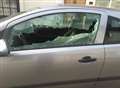 'Catapult wielding' thugs go on window smashing spree