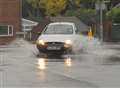 Heavy rain hits Medway