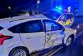 Drink drive arrest after crash involving police car
