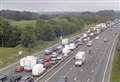 M25 shut after woman spotted on bridge