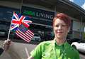 Jane from Asda will carry the UK flag to Arkansas