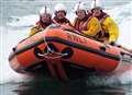 Couple rescued from dinghy 