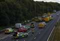 Two rescued after serious crash on M2