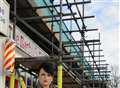 Businesses fear scaffold is ruining trade