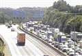 Miles of queues on M25 after crash