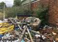 Anger over pile of rubbish dumped in town centre 