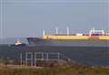 Huge gas tanker passes Kent coast